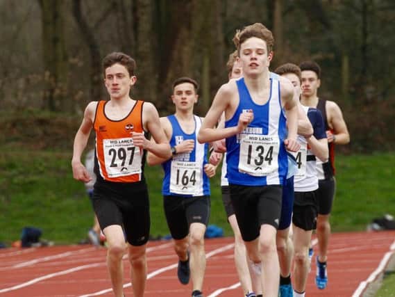 Athletes in the inter-club race at Stanley Park
Picture: David Wood