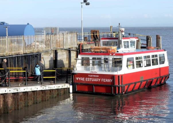 The Fleetwood to Knott End ferry