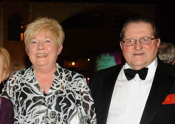 Alma Tolley with her husband Tony at a Blackpool Civic Trust dinner in 2013