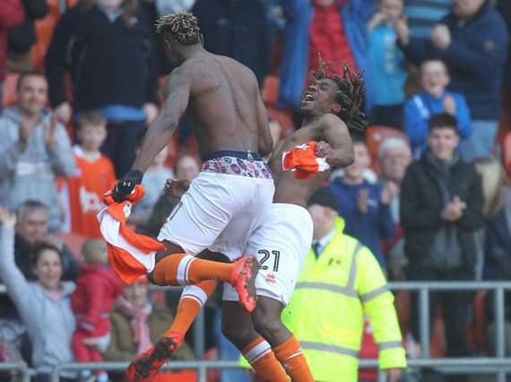 Armand Gnanduillet celebrates his dramatic stoppage-time winner