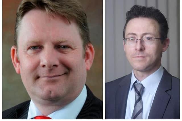 Simon Blackburn and (right) Neil Jack
