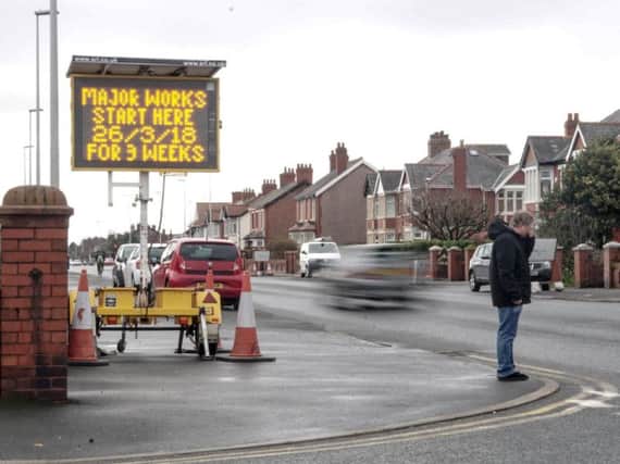 Work in St Annes Road did not end on time