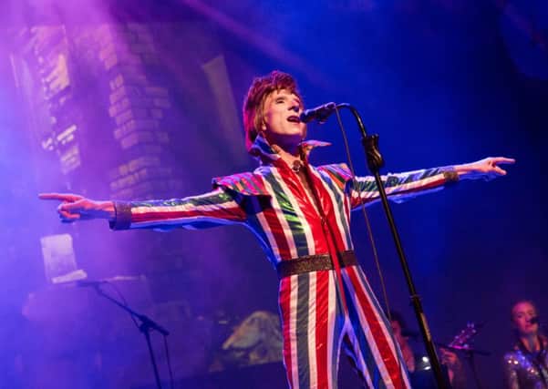 Laurence Knight as David Bowie in the Bowie Experience. Picture by Charlie Raven