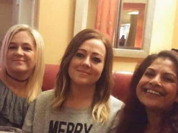 Claire McKay, Sharon Gray and Zarna Choudhury were in Blackpool town centre when a car hit in injured three people, including Zarna