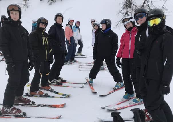 Blackpool St George's skiers had a great time in La Plagne in the French Alps