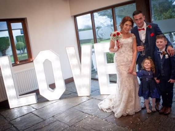 The wedding of Garry Long and Jaimie Mulholland