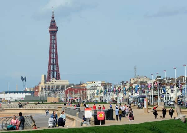Blackpool was glorious in the sunshine today