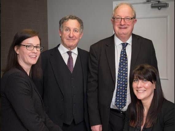 Vincents Solicitors Lytham team (L-) Emma Barton, Lester Samuels, Chris Mathews, head of the Lytham office and the private client department, and Claire Burns.