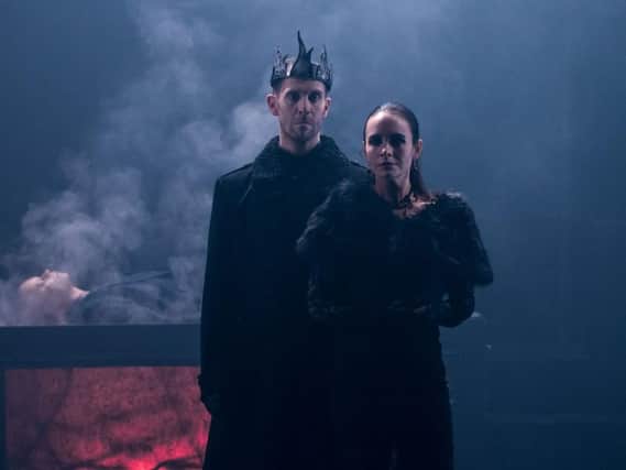 Jonathan Goddard and Eleanor Duval as the Macbeths