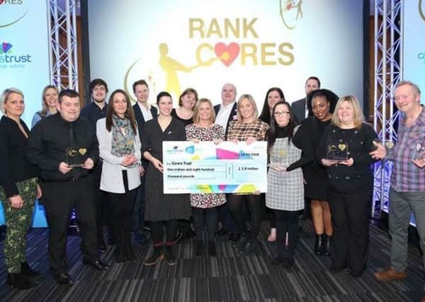 Rank Group employees in Blackpool celebrate raising Â£1.8m for Carers Trust