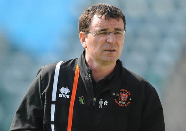 Blackpool boss Gary Bowyer saw his side win at Gillingham