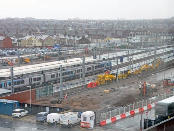 Work ongoing at Blackpool North Station