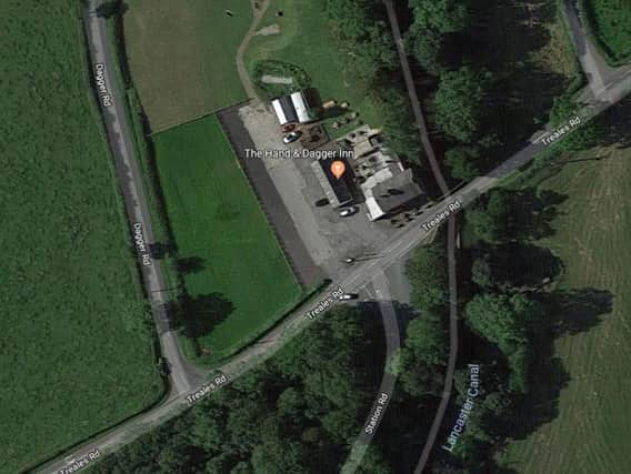 The Hand and Dagger junction as seen in a Google image