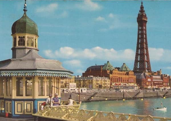 Blackpool Tower postcard from Steve Gomersall's collection