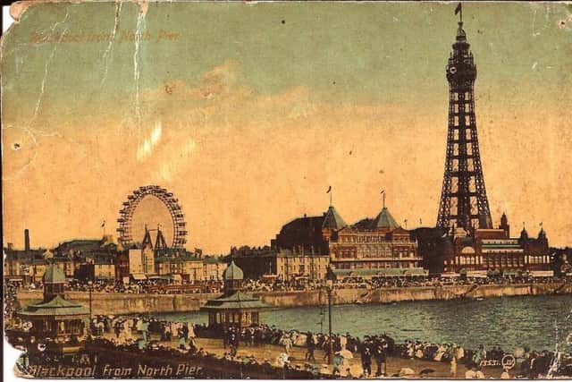 Blackpool Tower
 postcard from Steve Gomersall's collection