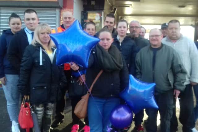 Alfie's Army campigners in Blackpool show solidarity with the parents of stricken tot Alfie Evans.
