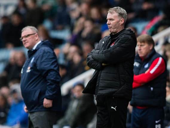 John Sheridan was unable to take his post match press conference due to losing his voice