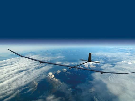 The solar powered UAV  from Prismatic and BAE Systems which is designed to stay aloft fro up to a year