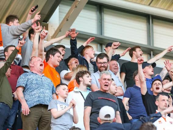 Blackpool's supporters were magnificent from start to finish