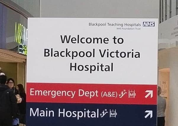 The M&S inside Blackpool Victoria Hospital