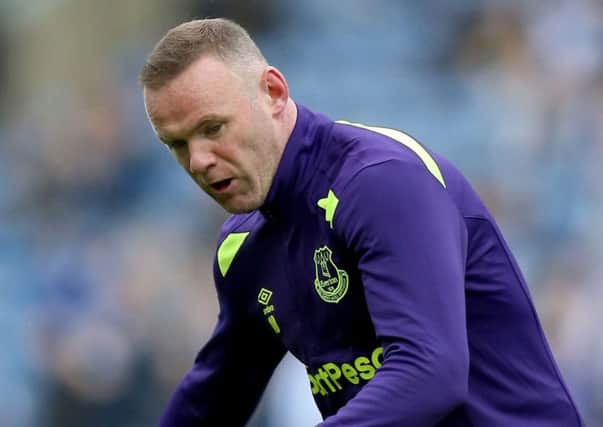 Everton forward Wayne Rooney