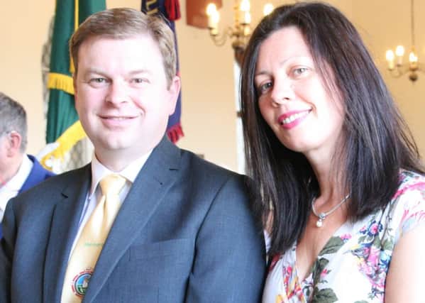 Councillor Jason Page and Mrs Joanne Page.