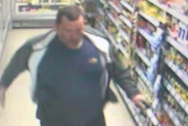 Detectives investigating a string of knife-point robberies in Blackpool have released images of a man they want to speak to.
