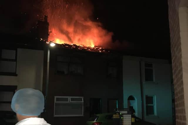 Five fire engines were called to the scene of the fire on Garstang Road  PIC: 
Matthew Jackson