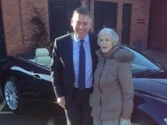 Lilian Atkinson meets Chris Shaw of RNS Publications who took her out in his Maserati car to give her an experience she never thought shed have.