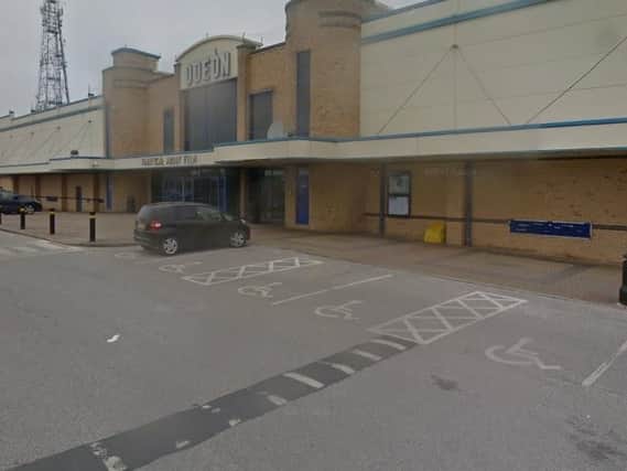 A crew was called out to the Odeon on Rigby Road on Sunday