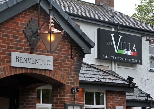 The Villa Italian restaurant at Greenhalgh
