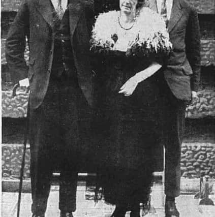 General Dyer, left, the man responsible for the Amritsar massacre of April 1920, pictured with his wife and son in 1920