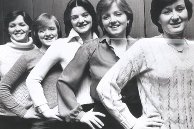 The Nolan sisters: Maureen, Bernadette, Anne, Linda and Denise, in 1978