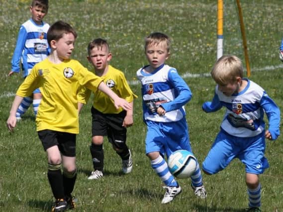 Action from the Under-7s Festival