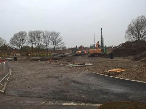 The site on Highfield Road following demolition of Booths