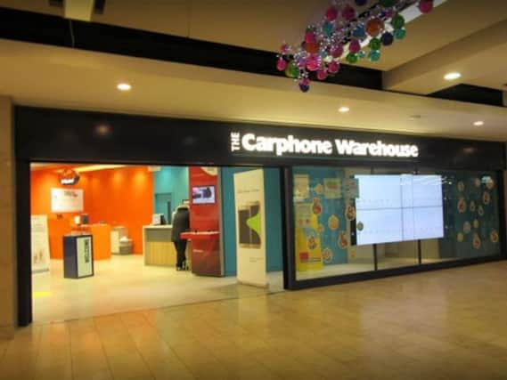 Carphone Warehouse in Houndshill, Blackpool. Pic: Google