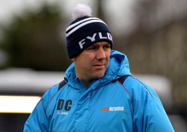 Dave Challinors plans helped convince Neill Byrne to join AFC Fylde      Picture: Steve McLellan