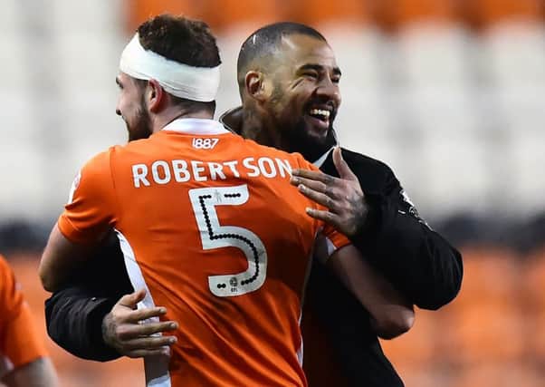 Clark Robertson and Kyle Vassell are two of the Blackpool players yet to decide their futures