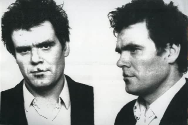 Barry Robinson, from Blackpool, who sparked a nationwide manhunt in 1974 after kidnapping two policemen at gunpoint. He was also a talented artist