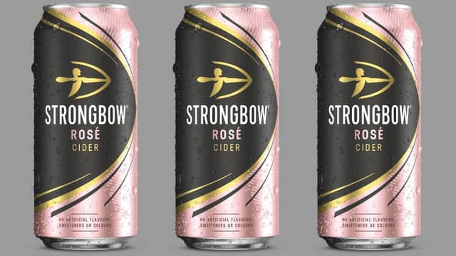 Strongbow Sign Strongbow has launched a new rosé flavoured cider - this is what it ...