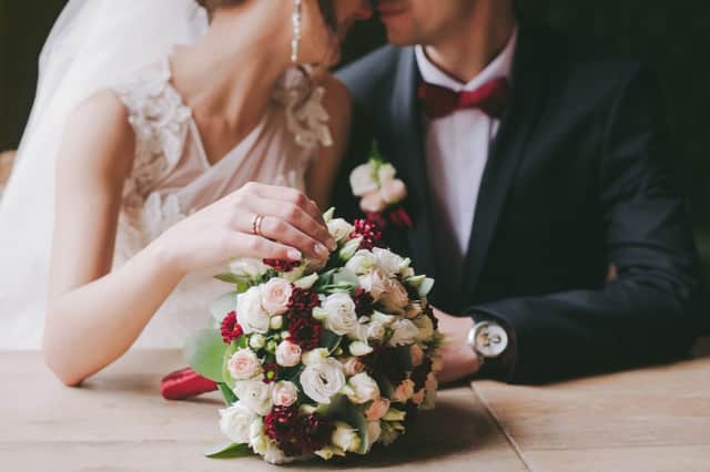 Up to 30 people can attend a wedding reception from 1 August (Photo: Shutterstock)