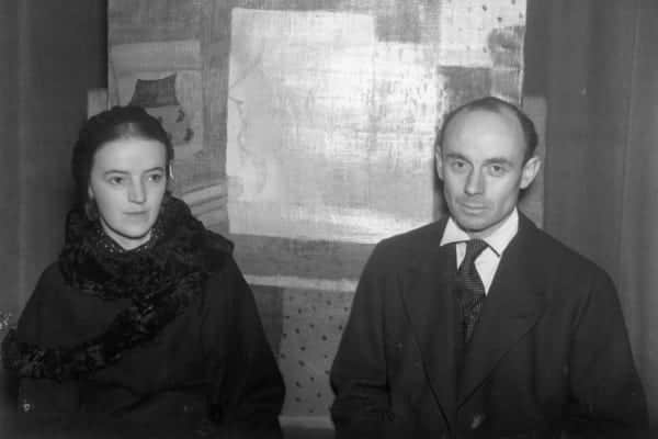 Ben Nicholson and Hepworth in 1932 (Photo: Sasha/Getty Images)