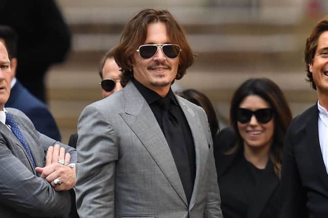 The actor is also currently suing the publisher of The Sun for libel in a separate case taking place in London. (Getty Images)