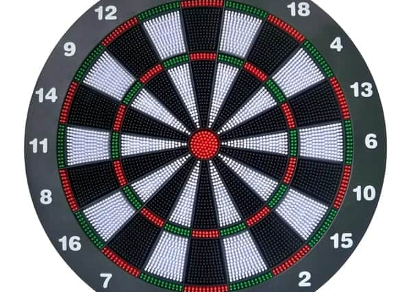 Safety Dartboard, £9